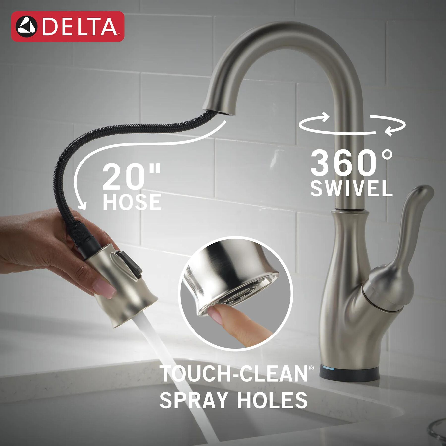 Touch2O&reg; Bar / Prep Faucet with Touchless Technology