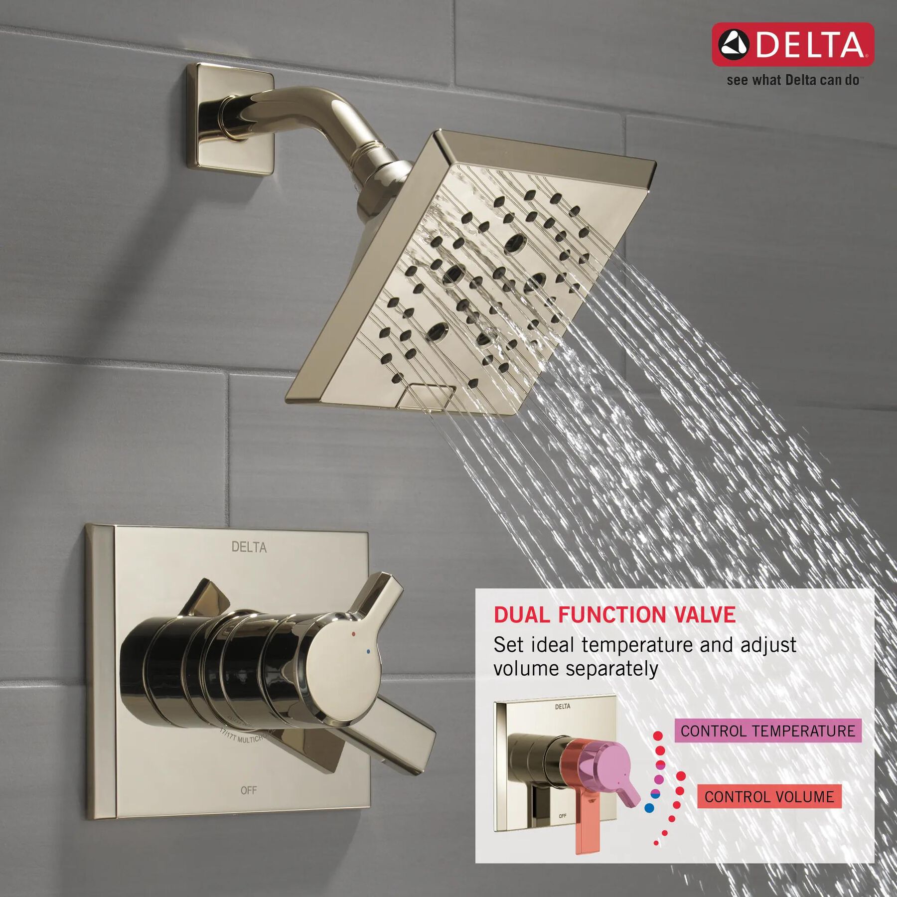 Monitor&reg; 17 Series H<sub>2</sub>Okinetic&reg; Shower Trim