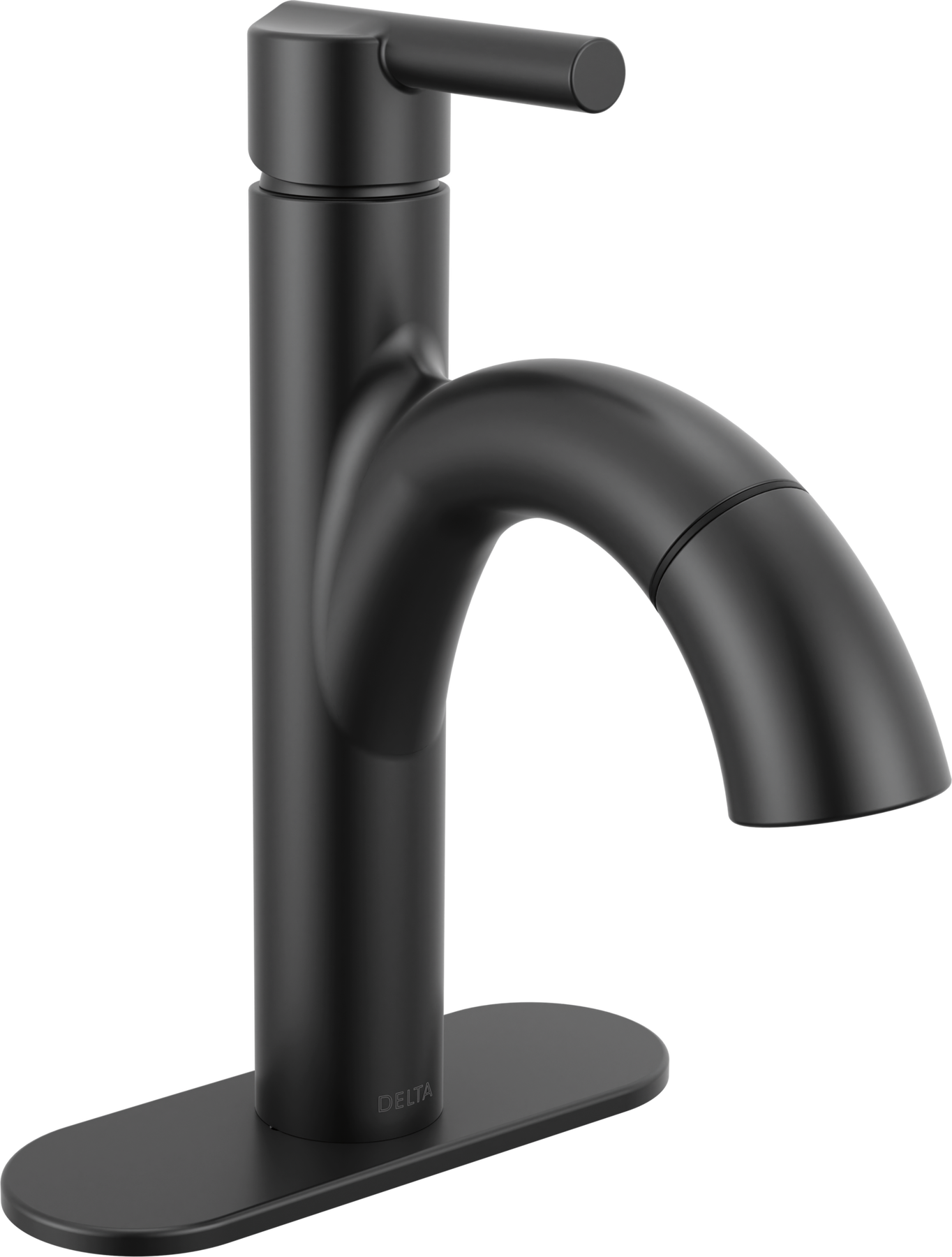 Single Handle Pull-Down Bathroom Faucet