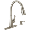 Single Handle Pull-Down Kitchen Faucet with ShieldSpray (Recertified)