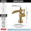Single Handle Channel Bathroom Faucet