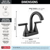 Centerset Lavatory Faucet with 14 Series Tub Shower Trim and Rough Bundle