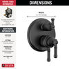 17 Series Integrated Diverter Trim 6-Setting
