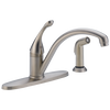 Single Handle Kitchen Faucet with Spray