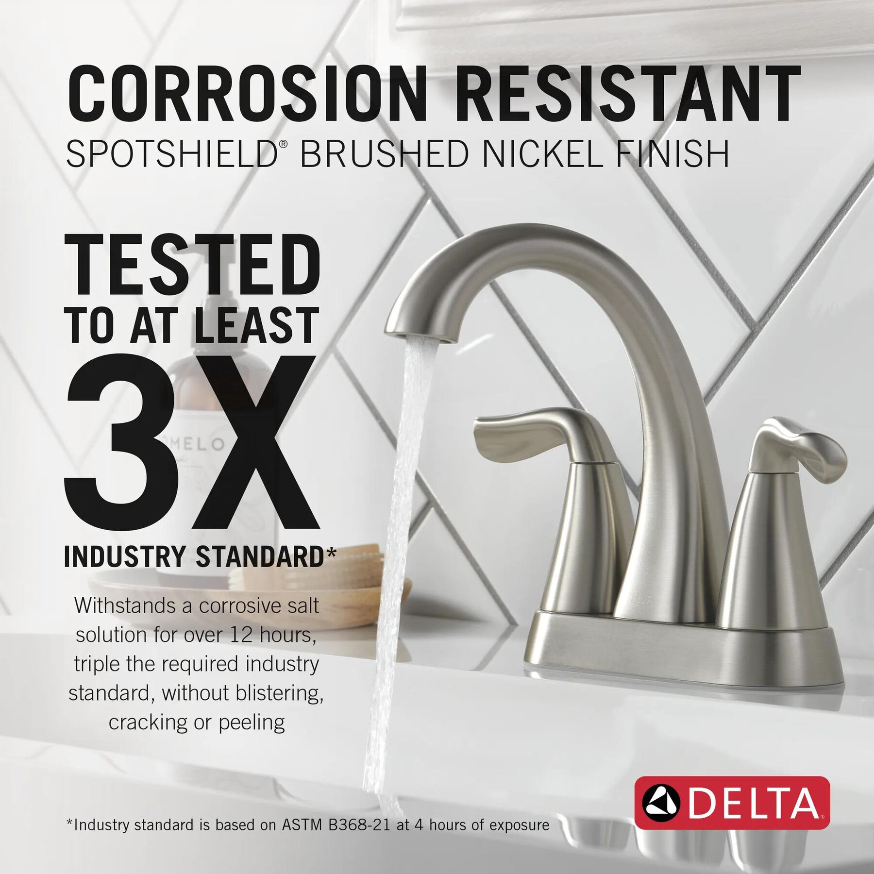 Two Handle Centerset Bathroom Faucet