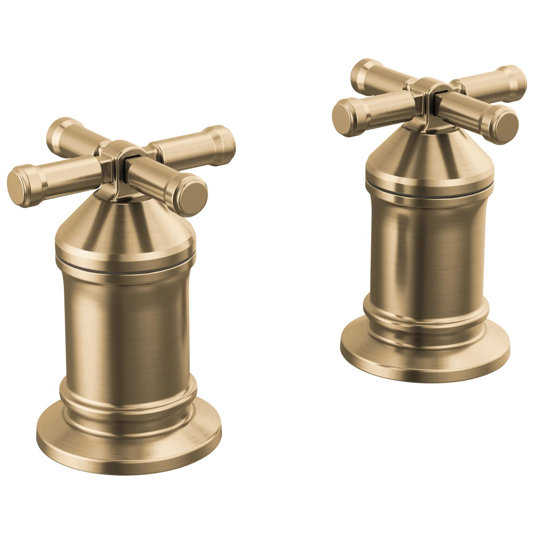 2 Handle Roman Tub handle Kit-Cross