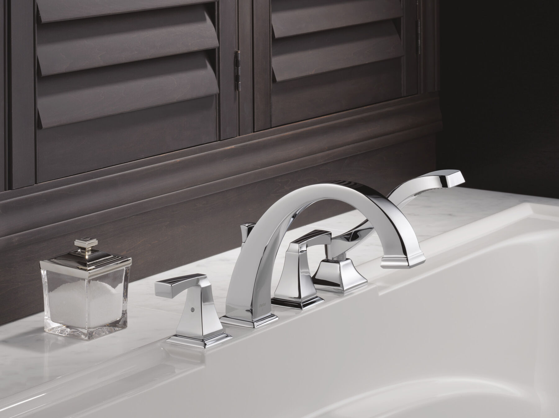 Roman Tub Faucet Trim w/ Hand Shower  (Recertified)