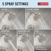 Widespread Lavatory Faucet with 14 Series Tub Shower Trim and Bathroom Accessories Bundle