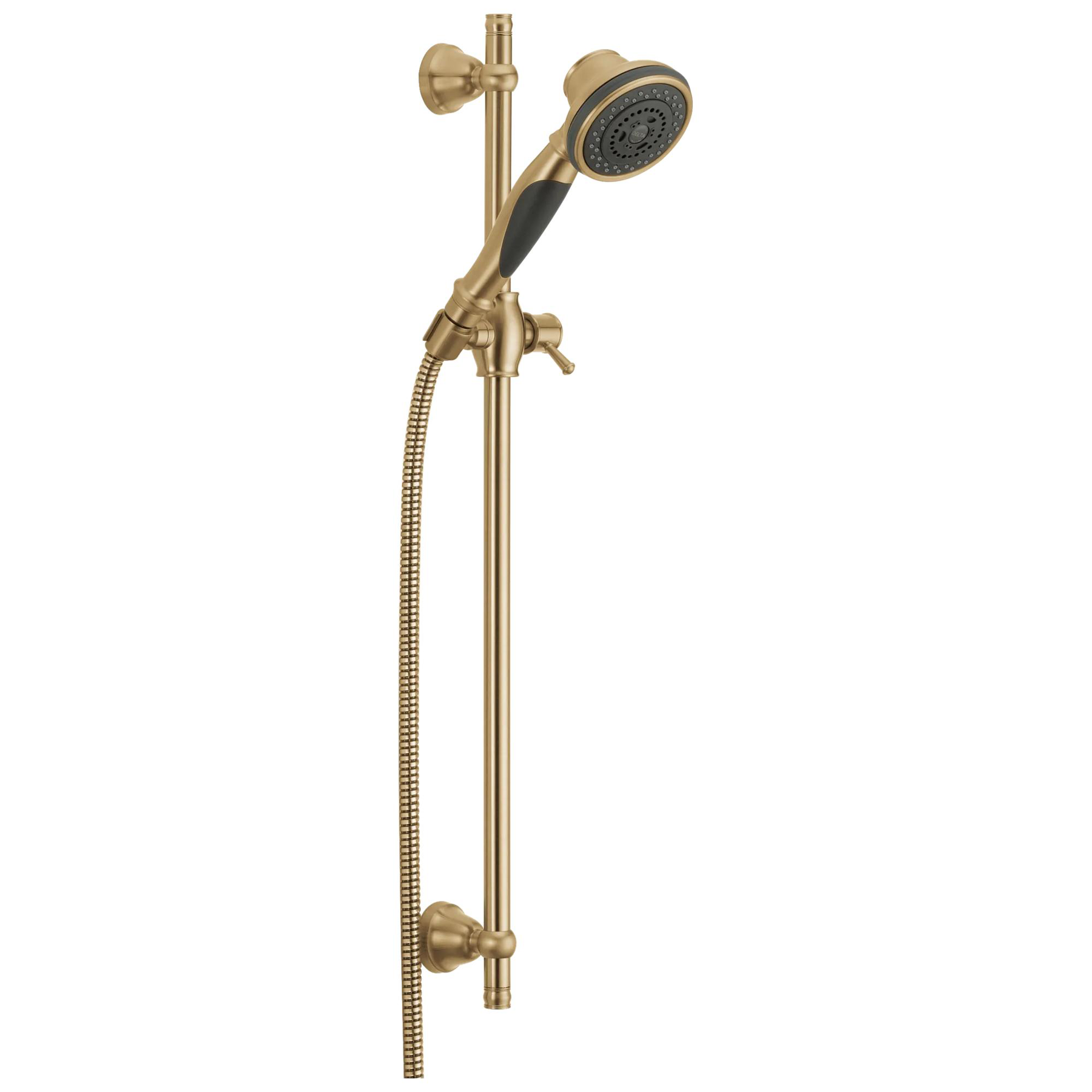 Premium 3-Setting Slide Bar Hand Shower with Wall Elbow