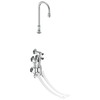 Wallmount Double-Pedal Surgeon's Scrub-up