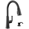 Single Handle Pull-Down Kitchen Faucet with Soap Dispenser and ShieldSpray&reg; Technology (Recertified)