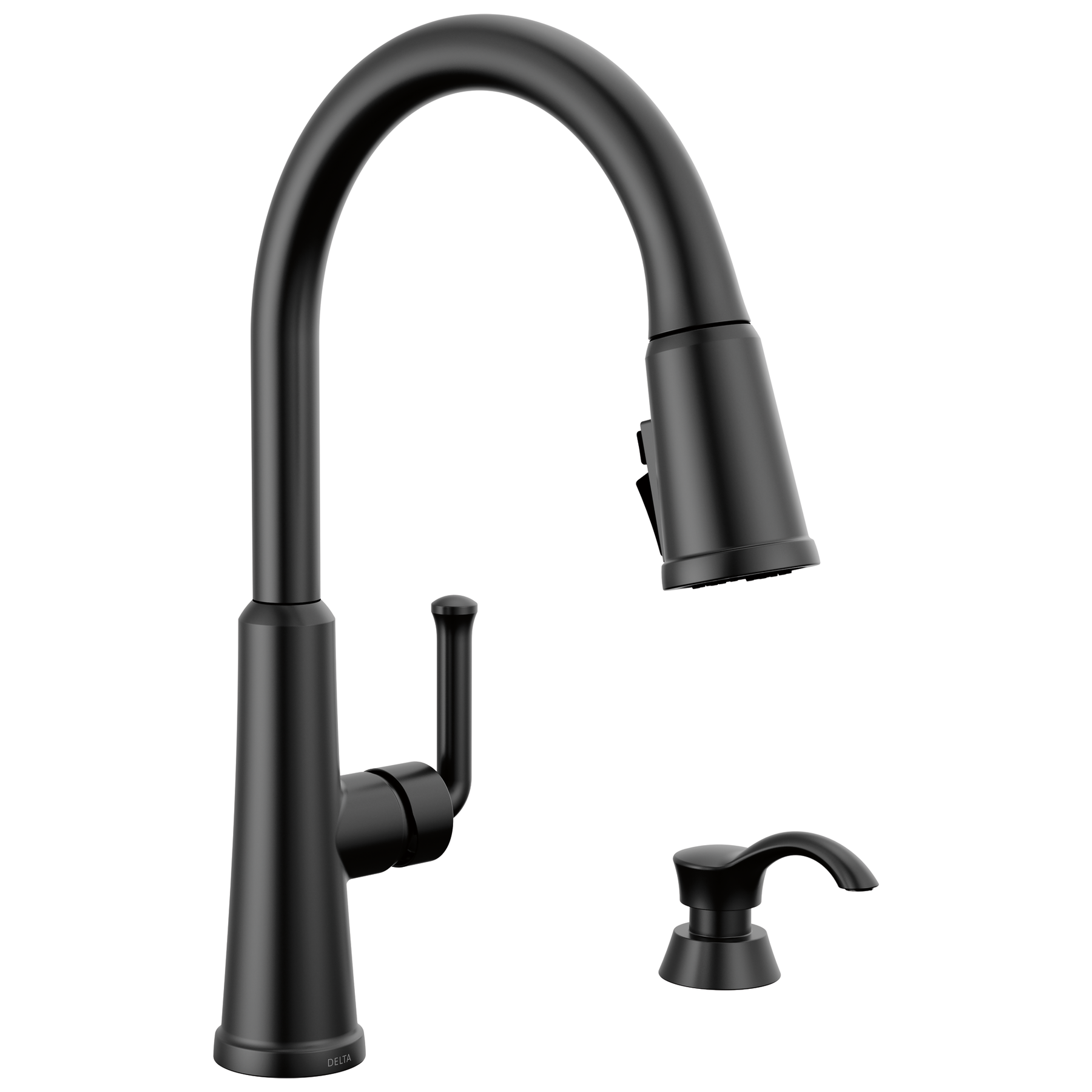 Single Handle Pull-Down Kitchen Faucet with Soap Dispenser and ShieldSpray&reg; Technology (Recertified)