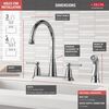 Two Handle Kitchen Faucet with Spray (Recertified)
