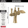Two Handle Single Hole Monoblock Bathroom Faucet