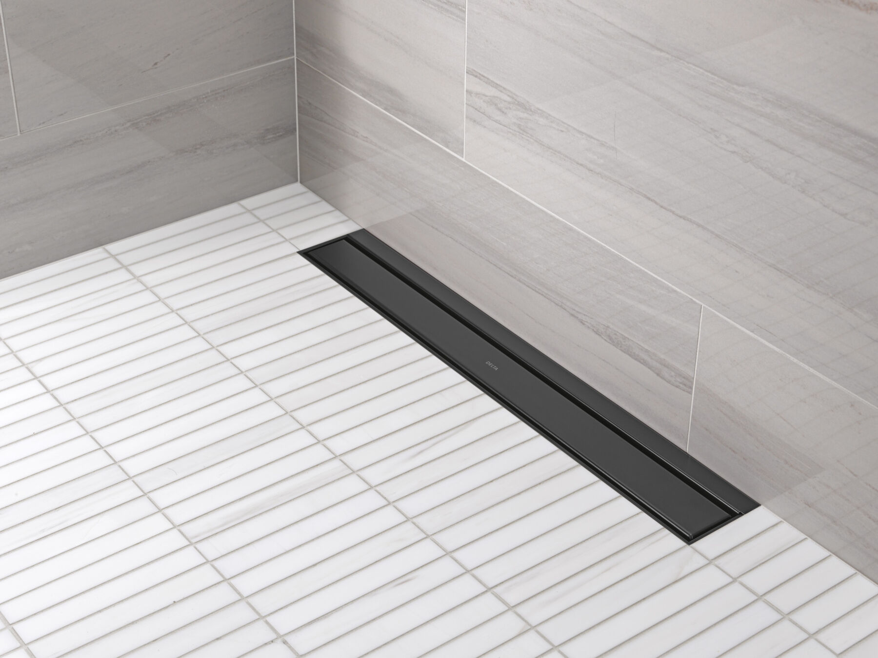 24" Reversible Linear Shower Drain Trim