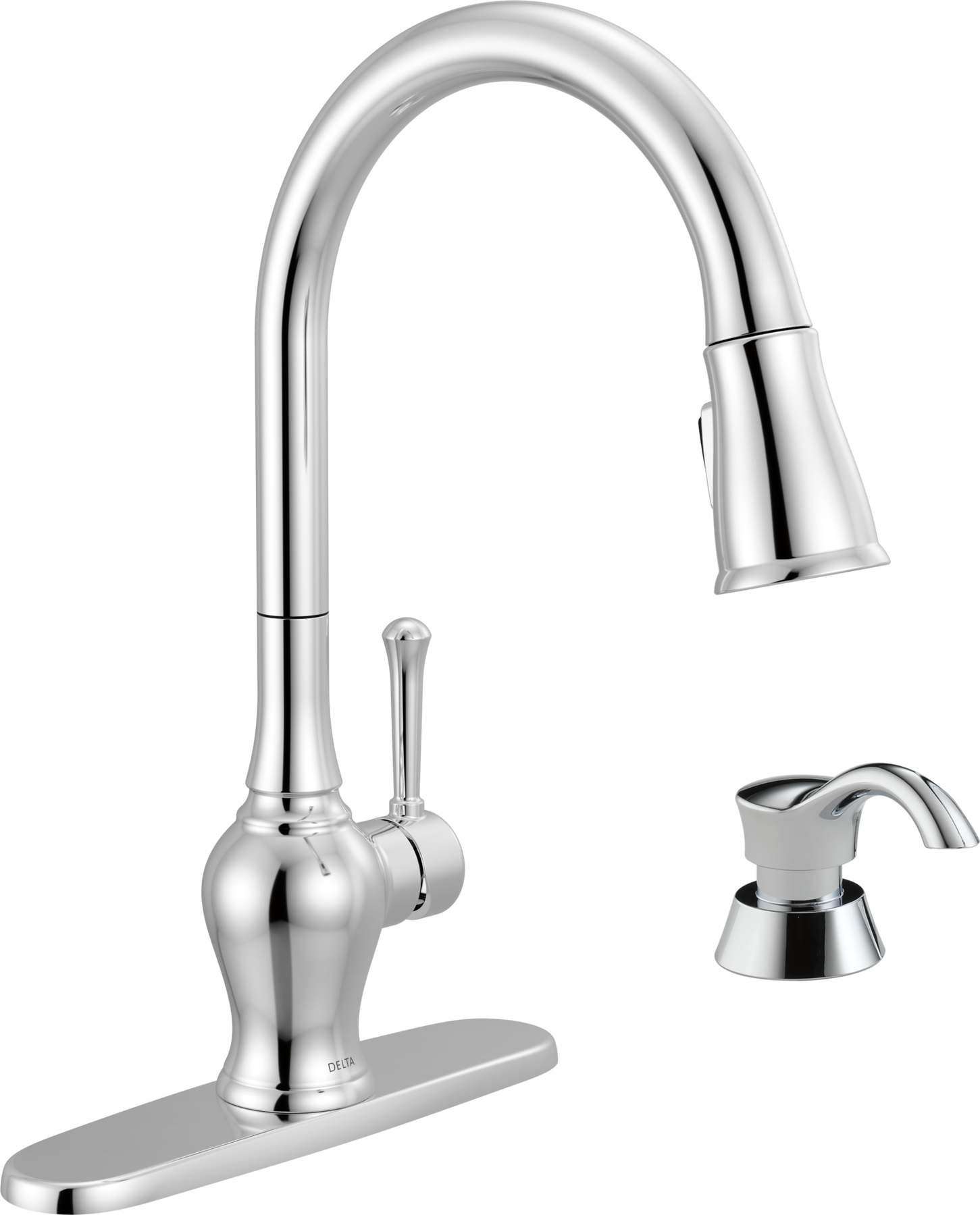 Pull-Down Kitchen 1 Handle with Soap Dispenser Bundle