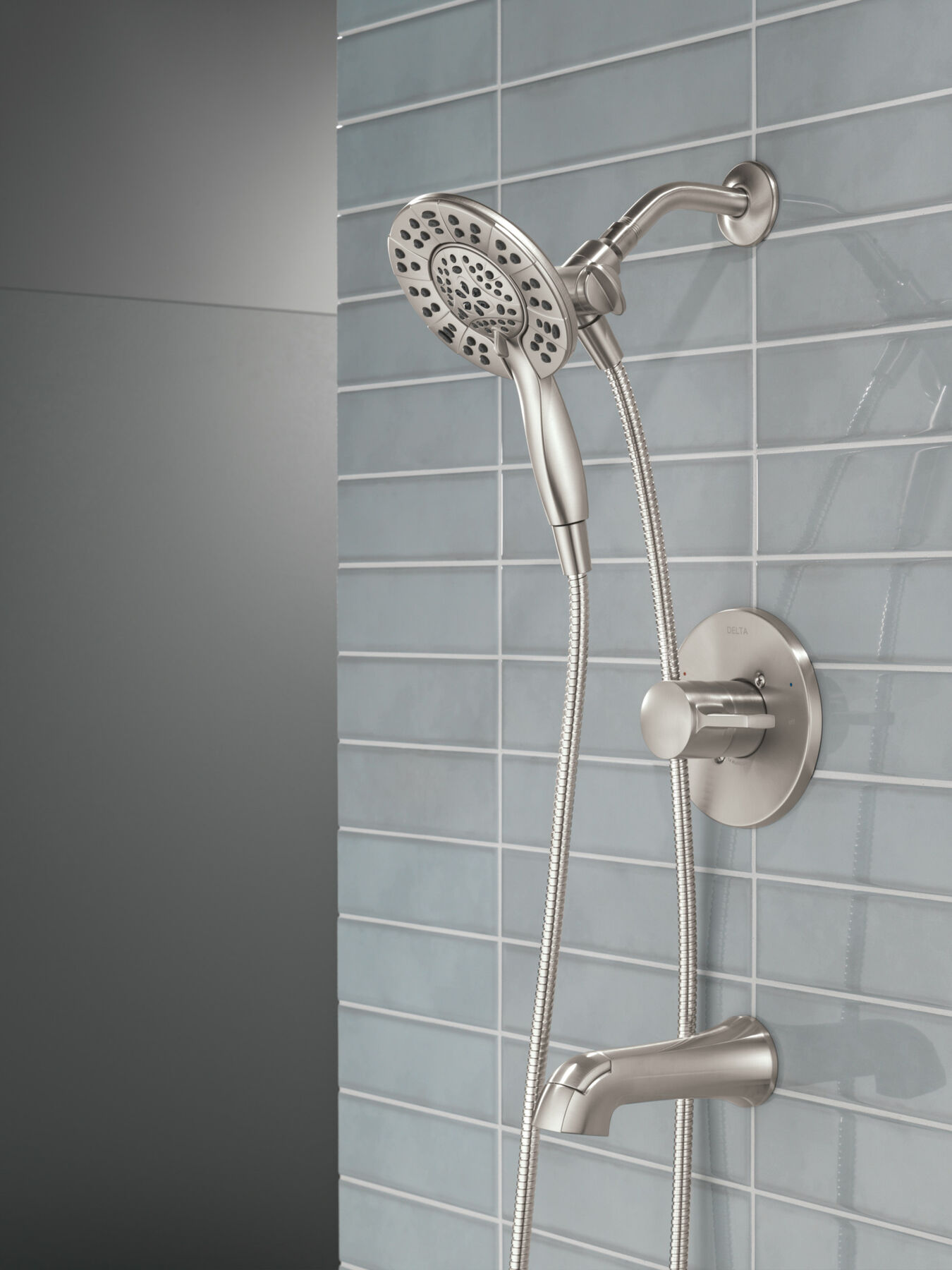 Tub Shower Trim with Universal Rough Bundle