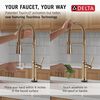 Touch2O&reg; Technology Kitchen Faucet with Touchless Technology