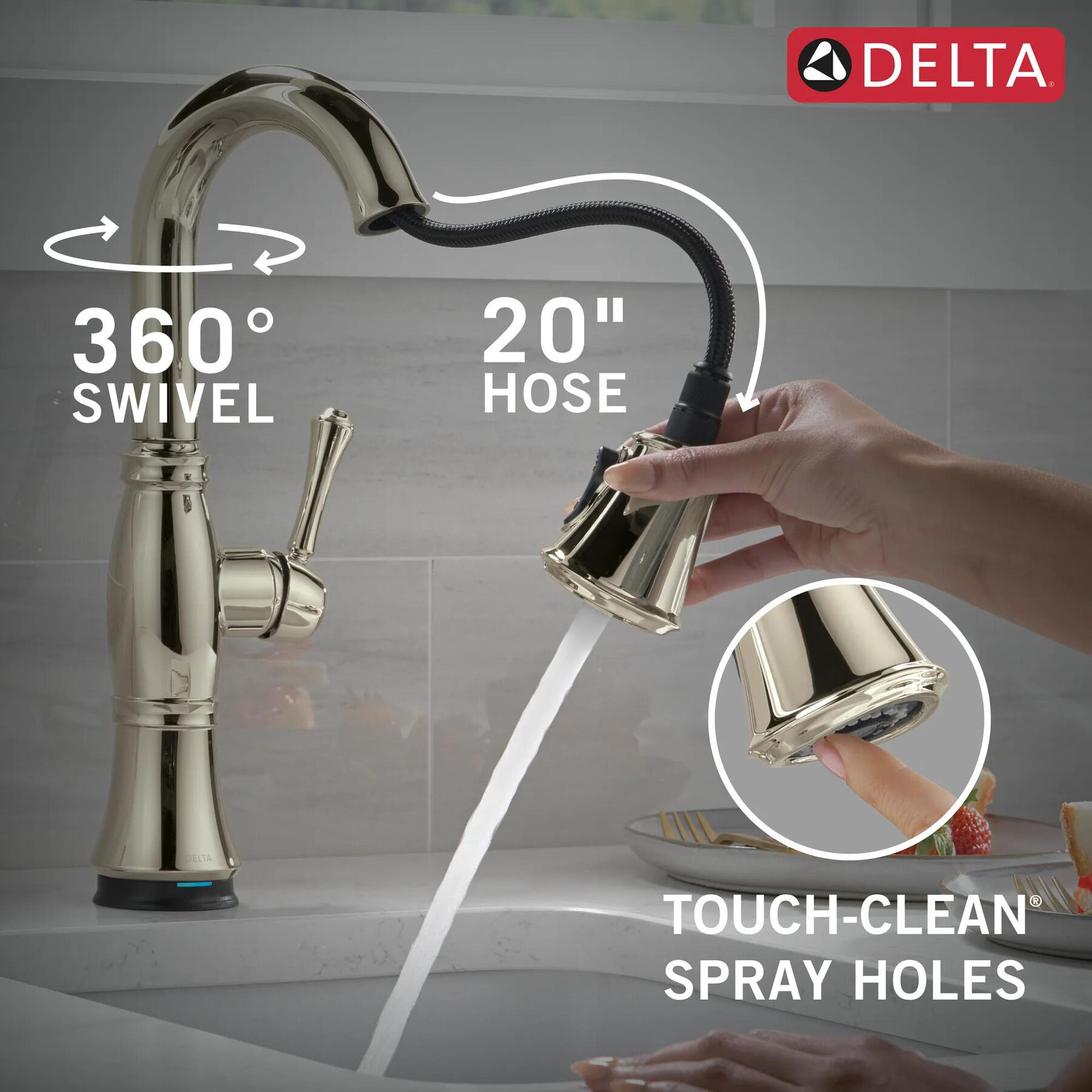 Touch2O&reg; Bar / Prep Faucet with Touchless Technology