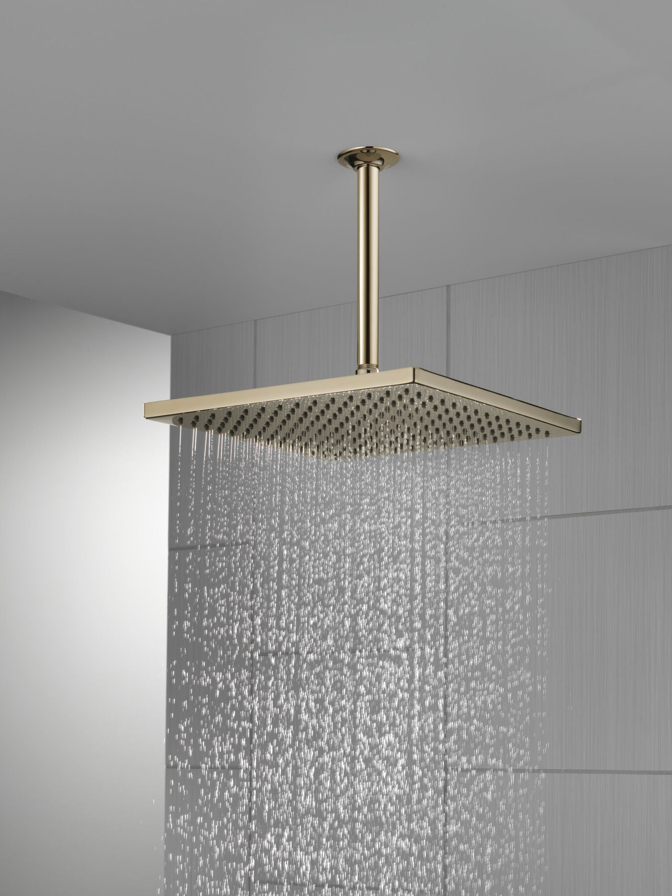 Single-Setting Metal Raincan Shower Head