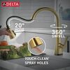 Touch2O Pull-Down Kitchen Faucet with Soap Dispenser Bundle