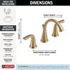 Two Handle Widespread Bathroom Faucet