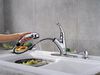 Single Handle Pull-Out Kitchen Faucet with Soap Dispenser