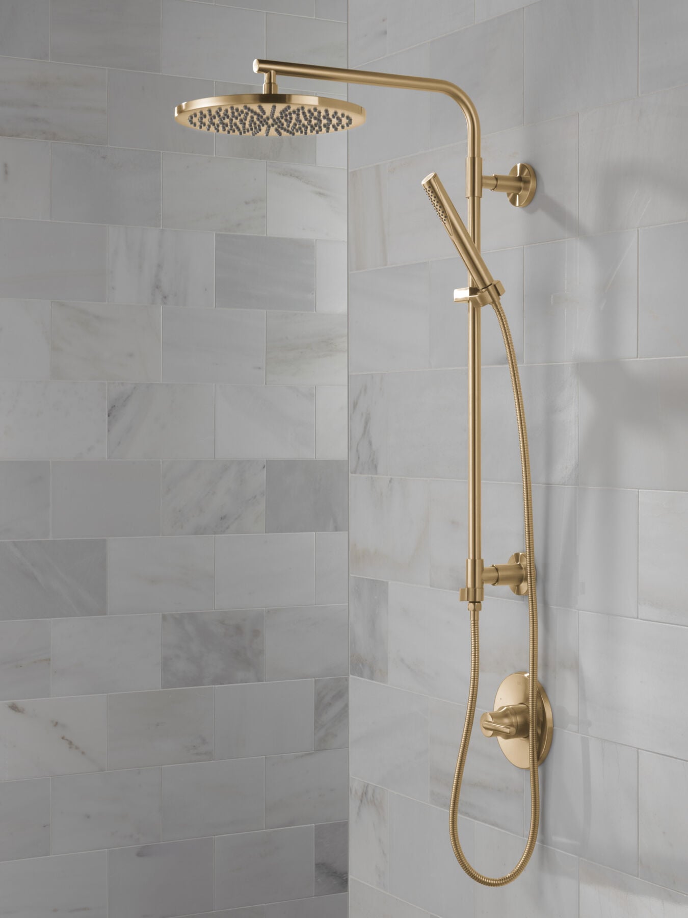 Single-Setting Metal Raincan Shower Head
