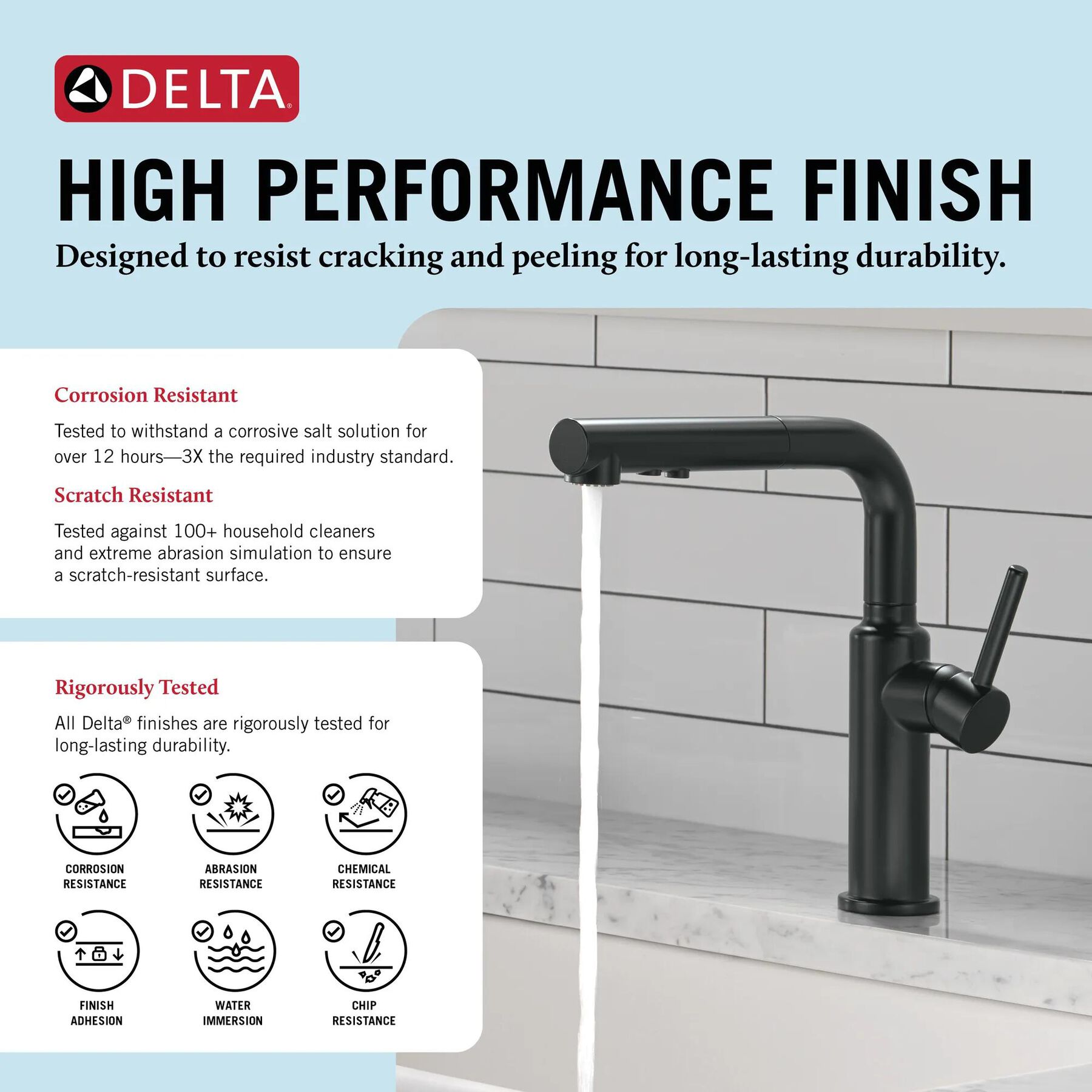 Single Handle Pull-Out Kitchen Faucet