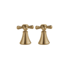 Metal Cross Handle Set - Deck Mount Bathroom & Bidet