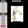 Single Handle Bathroom Faucet (Recertified)