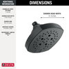 H<sub>2</sub>Okinetic&reg; 5-Setting  Shower Head