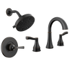 Widespread Lavatory Faucet with 14 Series Shower Trim and Rough Bundle