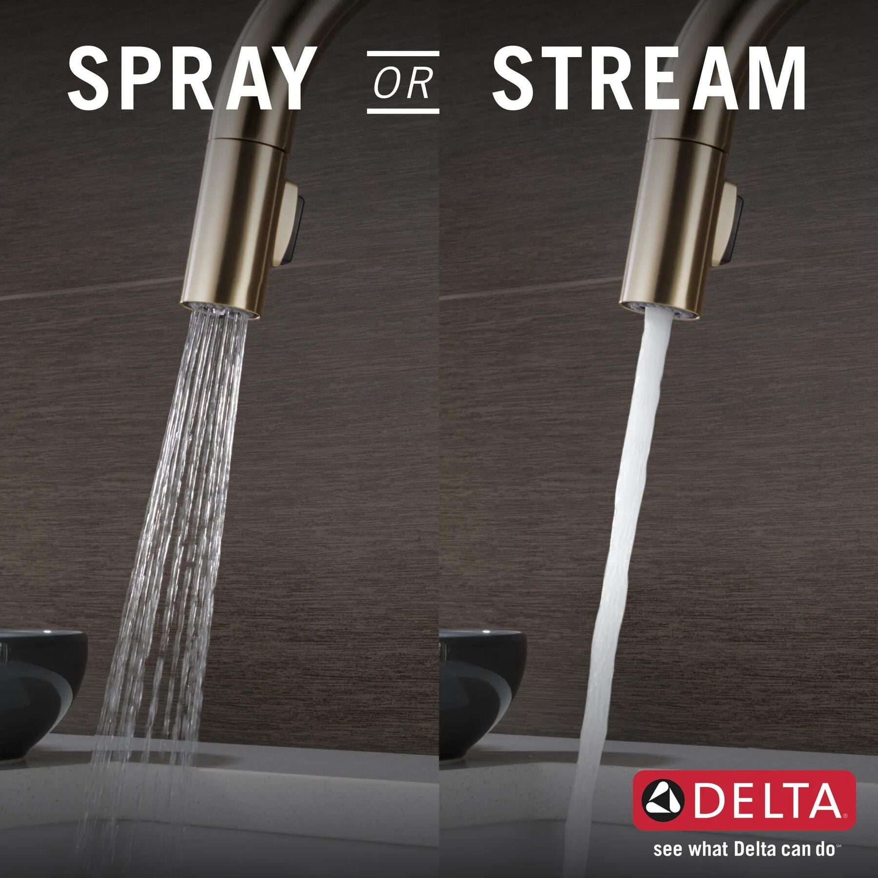 Single Handle Pull-Down Kitchen Faucet with Soap Dispenser