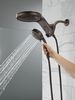 HydroRain&reg; H<sub>2</sub>Okinetic&reg; 5-Setting Two-in-One Shower Head