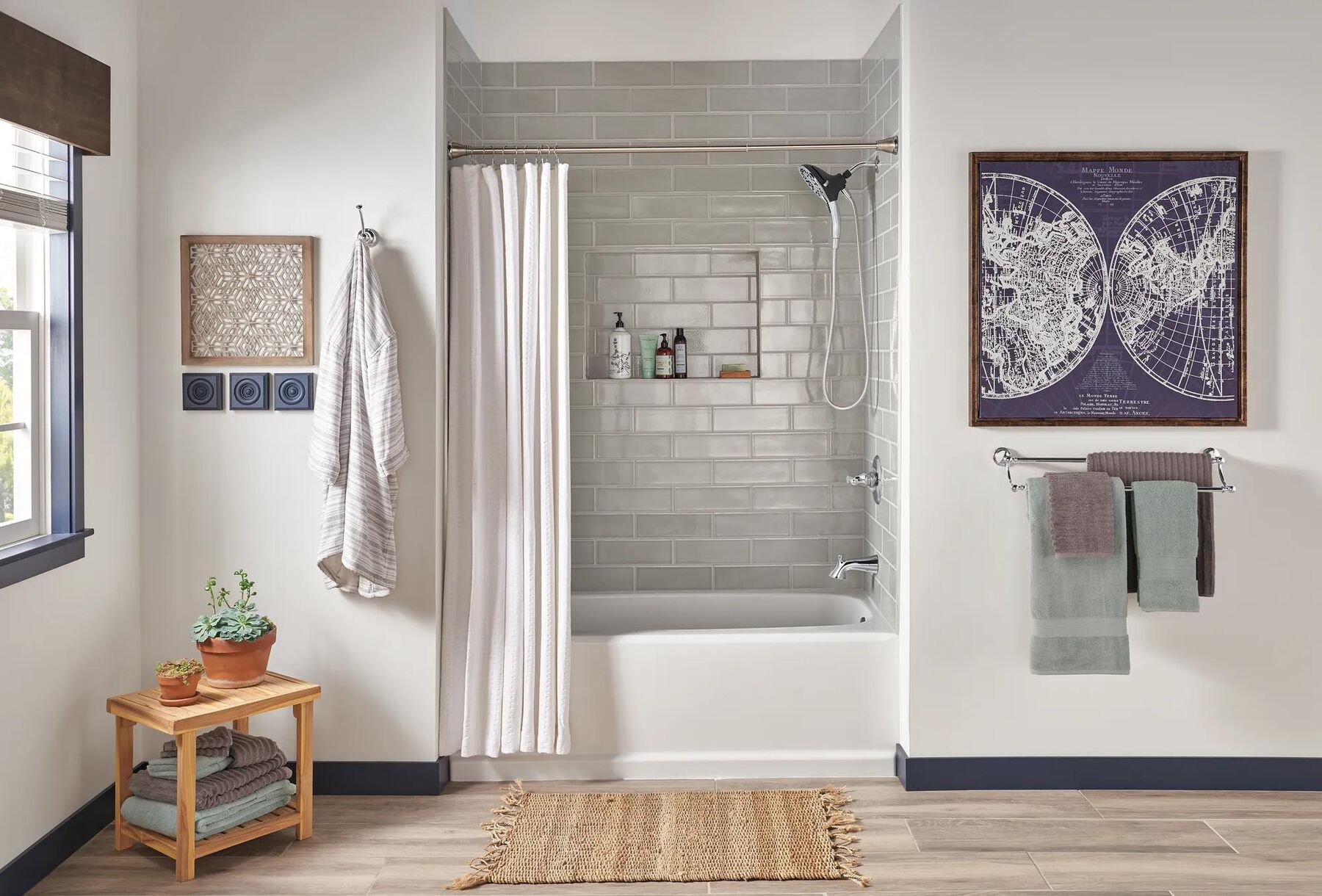 H2Okinetic&reg;&nbsp;In2ition&reg;&nbsp;5-Setting Two-in-One Shower