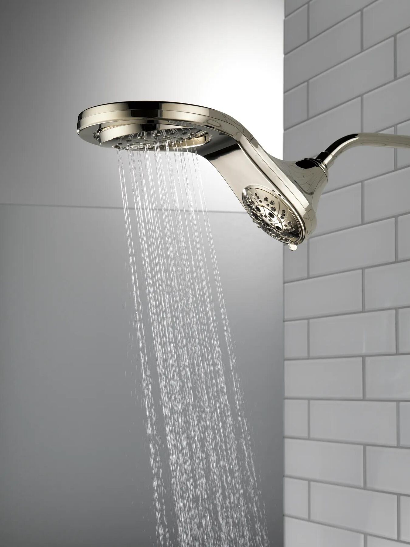 HydroRain&reg; H<sub>2</sub>Okinetic&reg; In2ition&reg; 5-Setting Two-in-One Shower