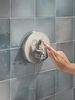 Round Contemporary Push-Button Shower