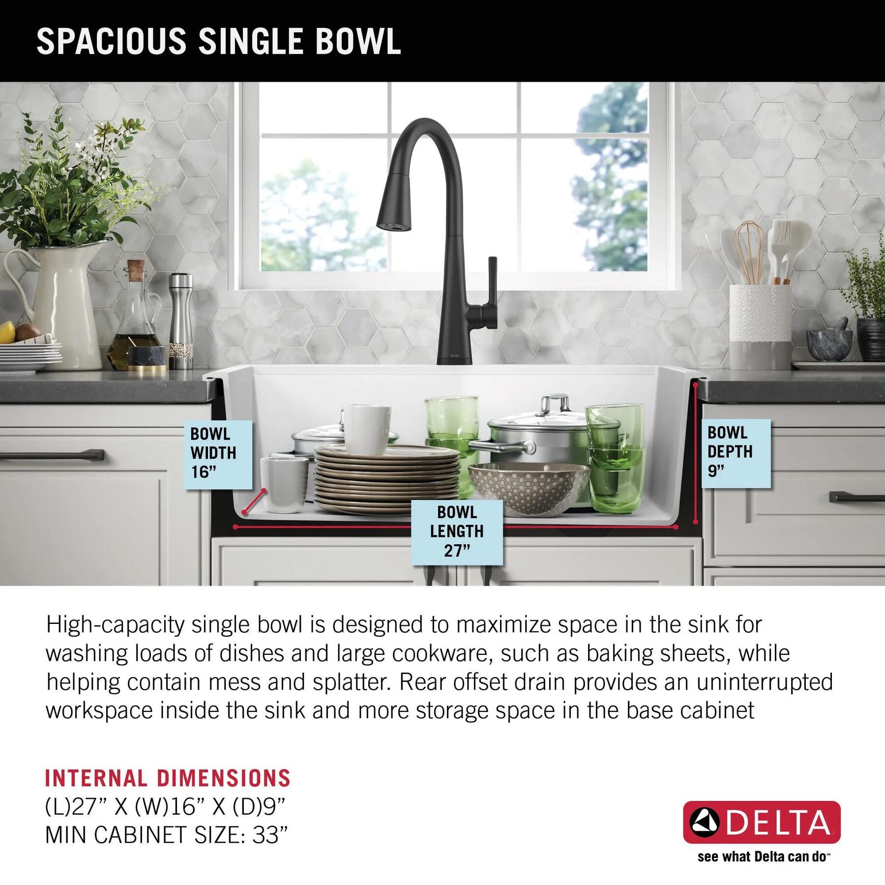 30&rdquo; Granite Composite Workstation Kitchen Sink Drop-In Top Mount Single Bowl with WorkFlow&trade; Ledge and Accessories in White