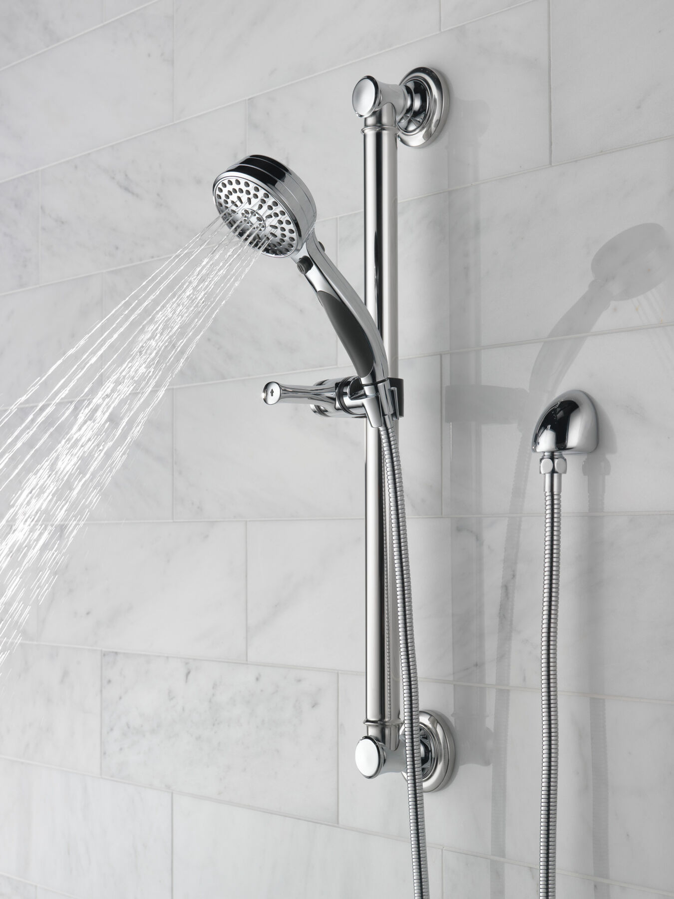 ActivTouch&reg; 9-Setting Hand Shower with Traditional Slide Bar / Grab Bar