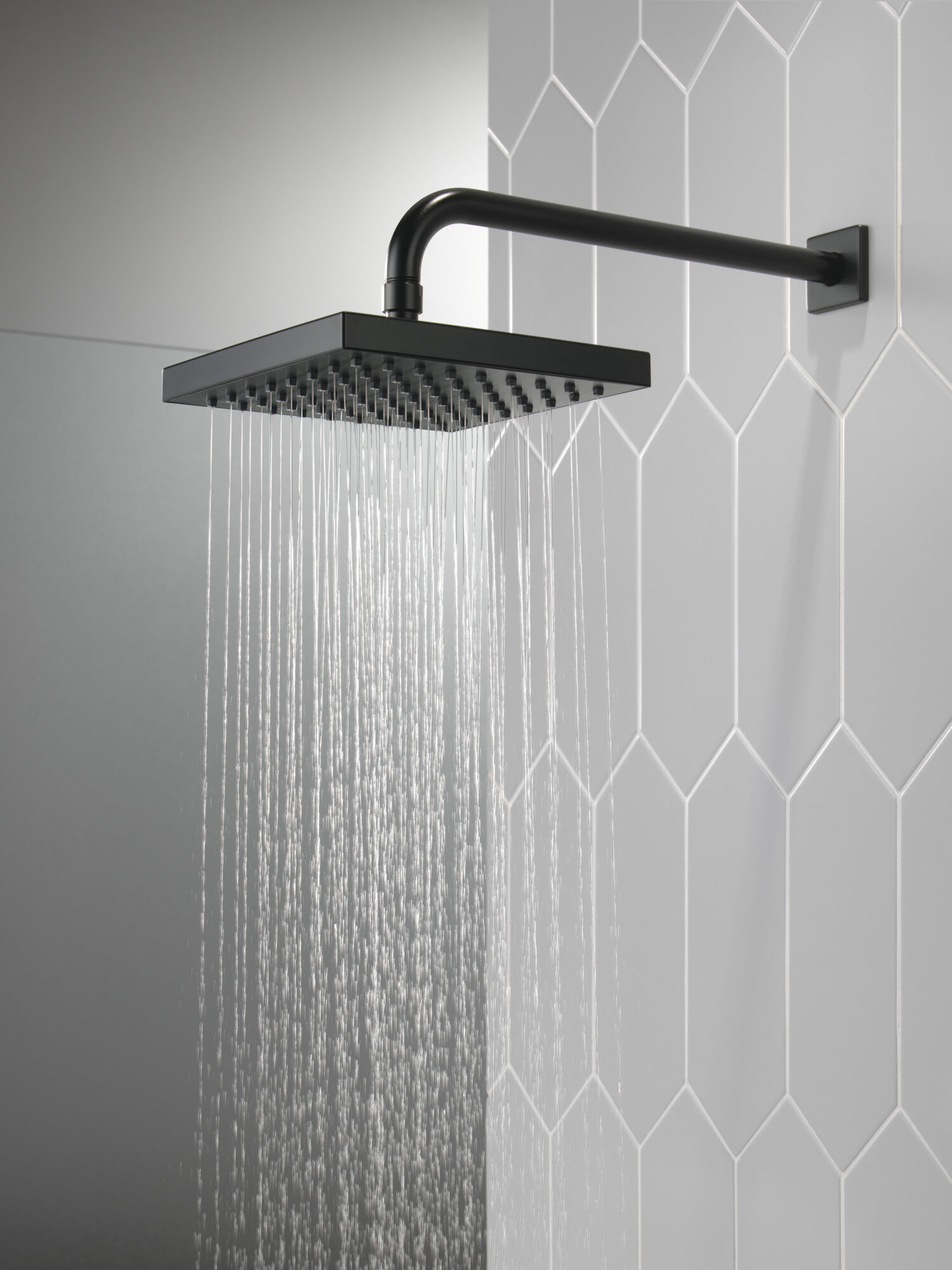 Raincan Single Setting Showerhead in Matte Black 52841-BL | Delta