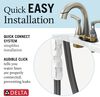 Two Handle Centerset Bathroom Faucet (Recertified)