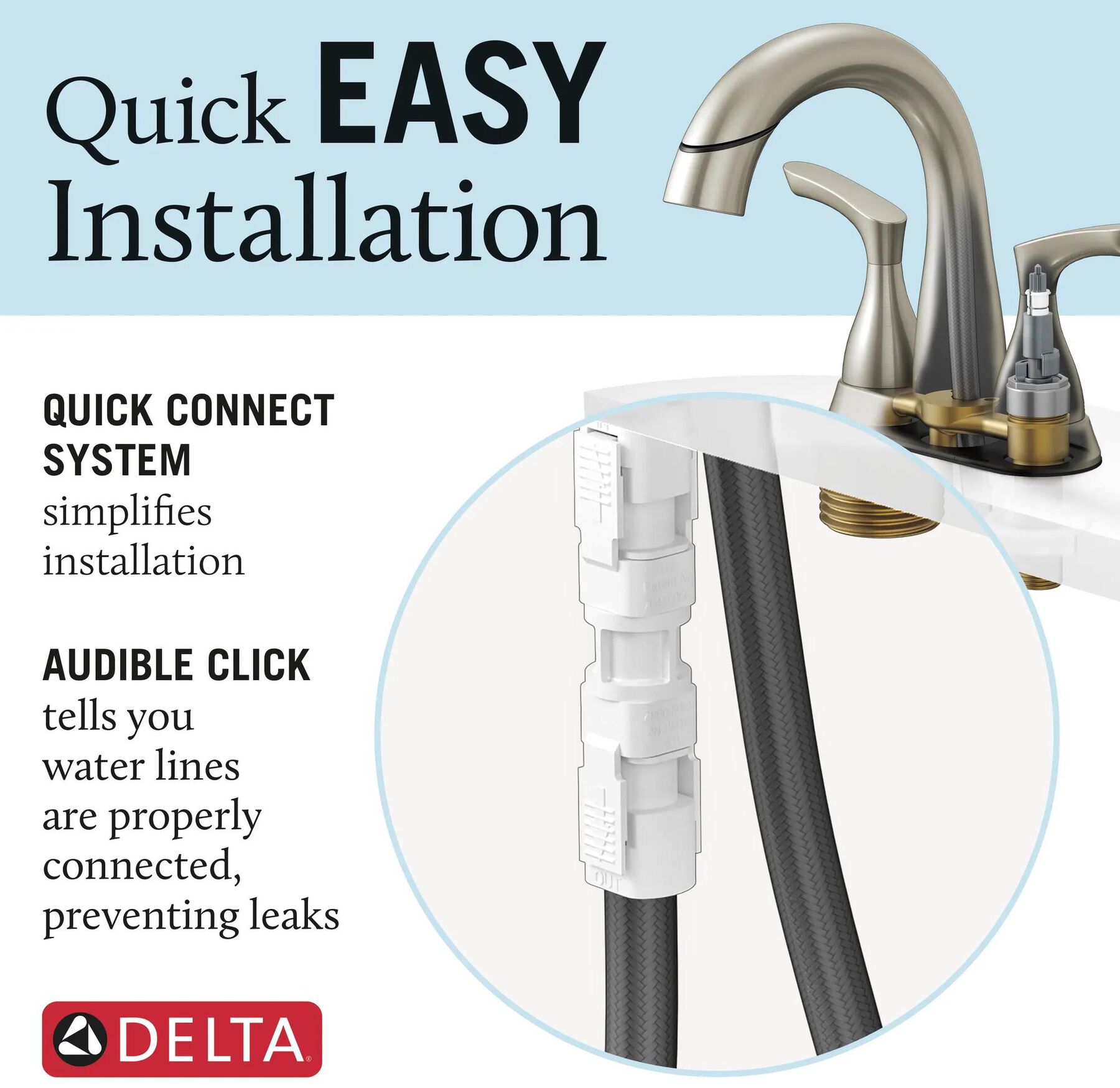 Two Handle Centerset Bathroom Faucet (Recertified)