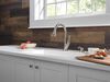 Single Handle Pull-Down Kitchen Faucet with Soap Dispenser
