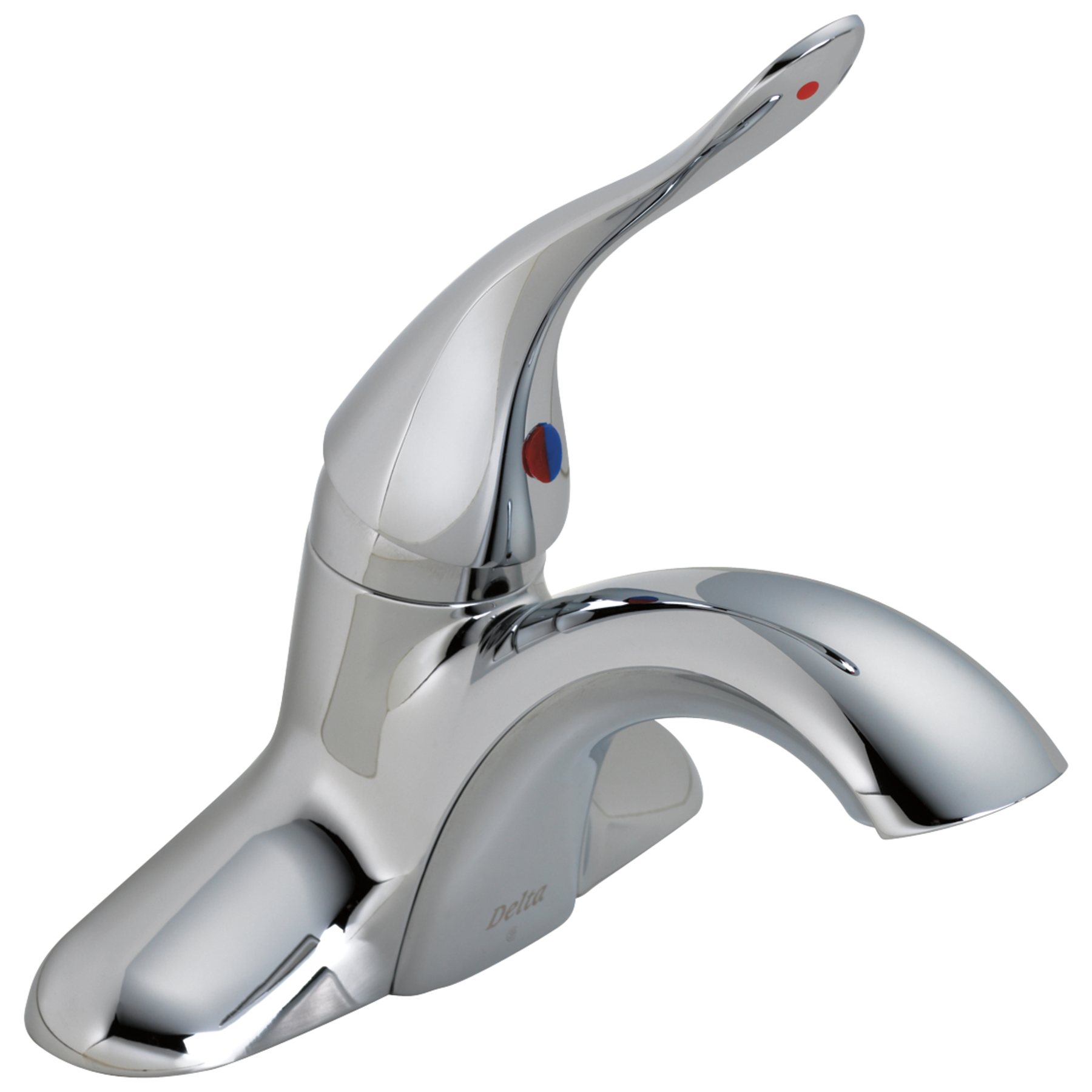 Single Handle Centerset Lavatory Faucet Less Pop-Up