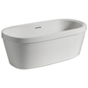 60" x 32" Freestanding Tub with Integrated Waste and Overflow