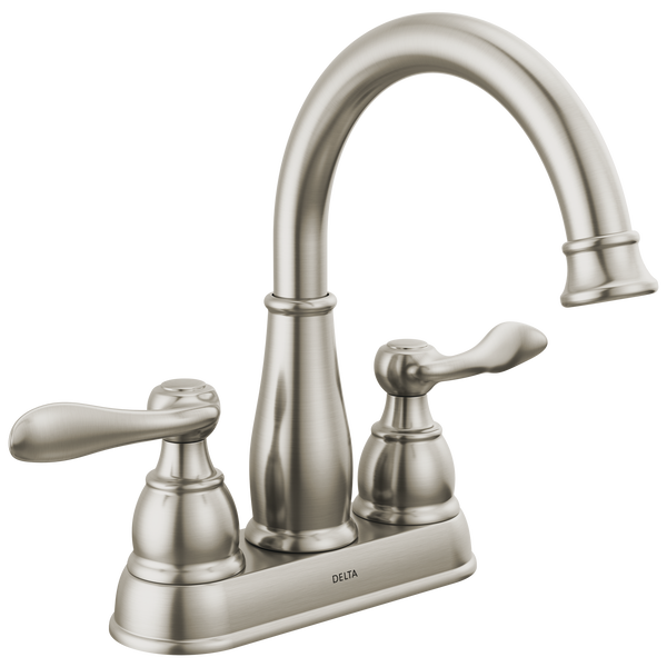 Two Handle Centerset Bathroom Faucet in Brushed Nickel 25896LF-BN