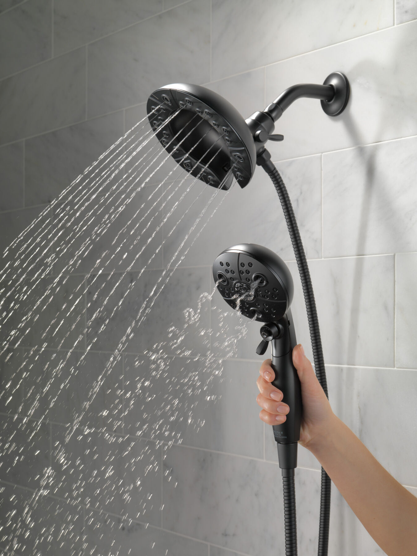 H<sub>2</sub>Okinetic&reg; In2ition&reg; 5-Setting Two-in-One Shower (Recertified)