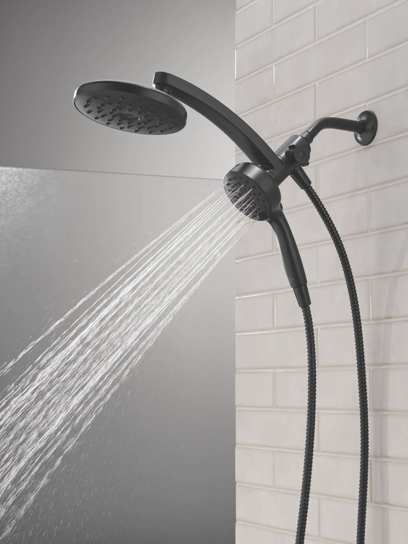 PivotPro&trade; 3-in-1 Combination Shower with Silicone Spray Face