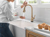Single Handle Pull-Down Touch<sub>2</sub>O&reg; Technology Kitchen Faucet with Touchless Technology